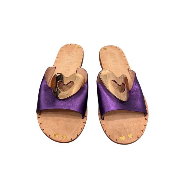 Ivy kirzhner Sandals, Purple/rose gold, 8